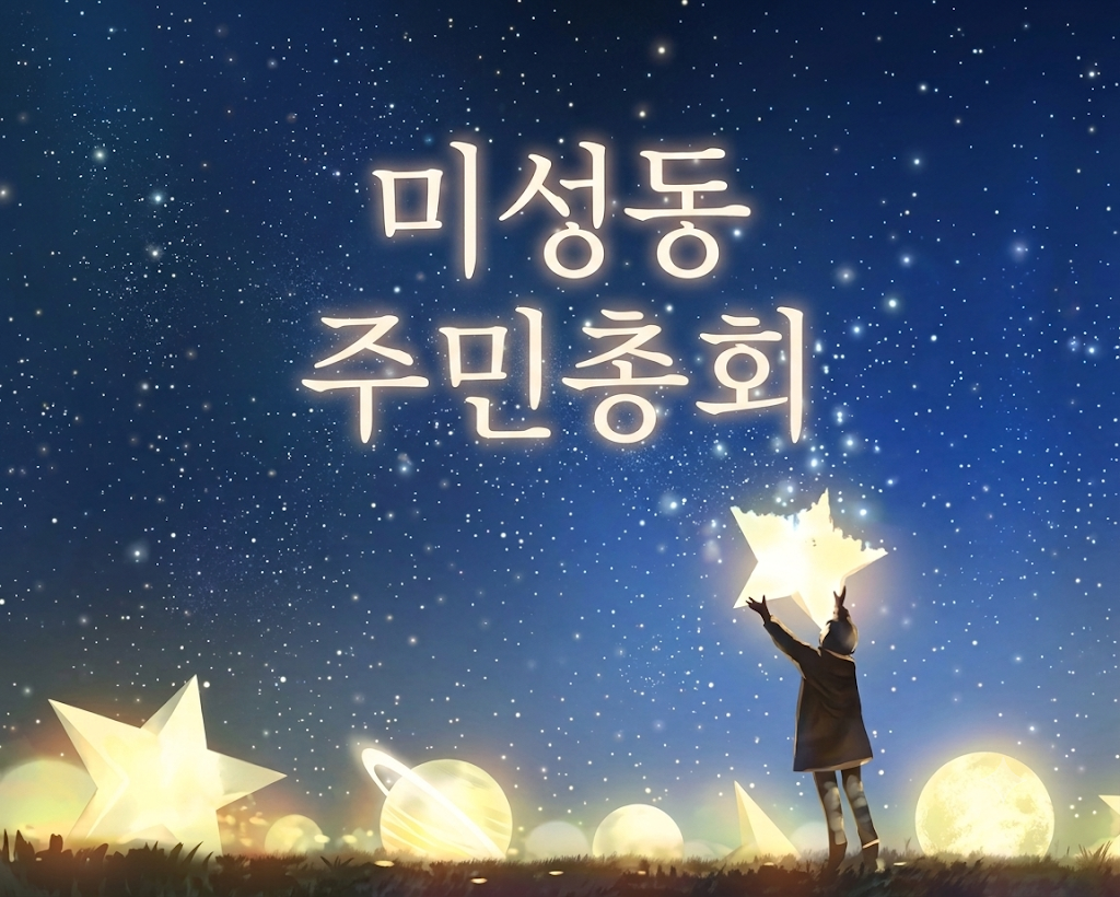 미성동 주민총회 주민 의견제안건의 대표 이미지